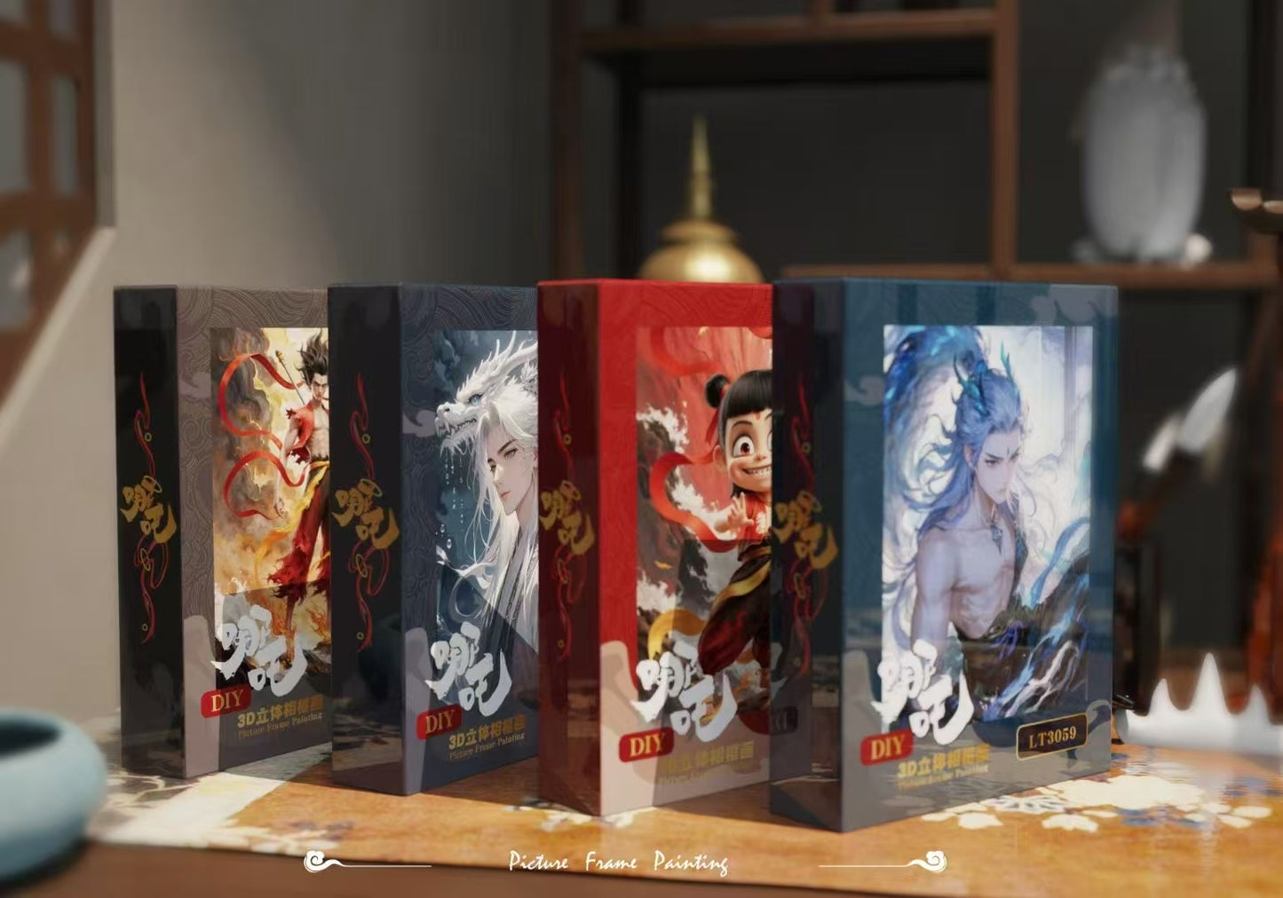 Arca Kertas 3D Nezha - Hiasan Rumah Moden untuk Pintu Masuk & Paparan Bertaraf Tinggi