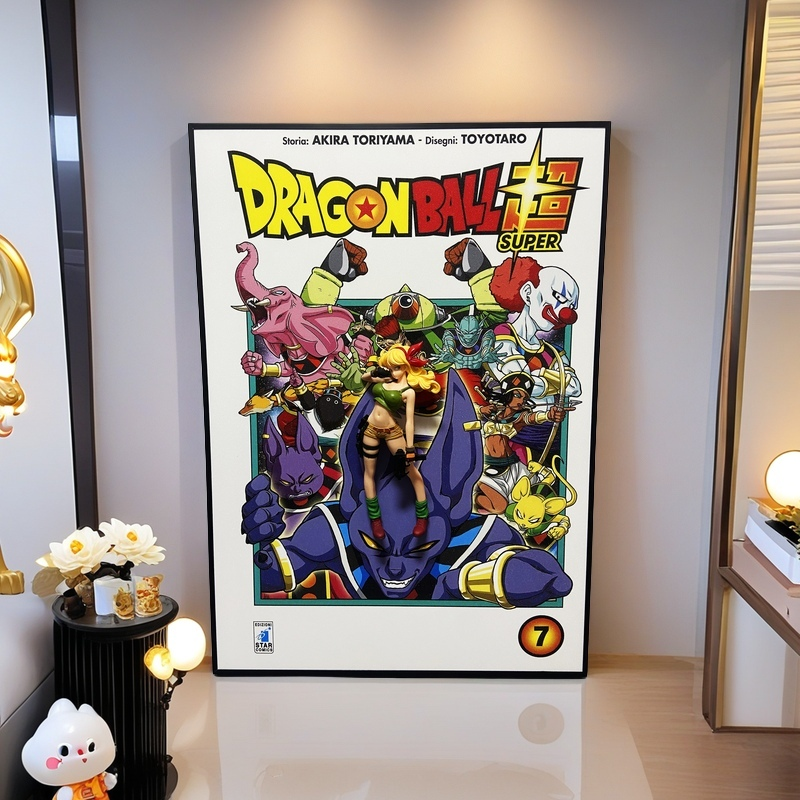 Dragon Ball 3D Wall Art Featuring Lunch Figure – Anime Home Decor 50x70cm