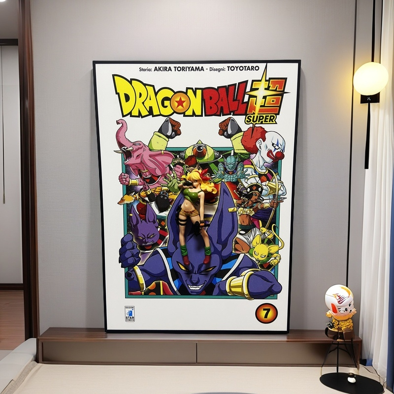 Dragon Ball 3D Wall Art Featuring Lunch Figure – Anime Home Decor 50x70cm