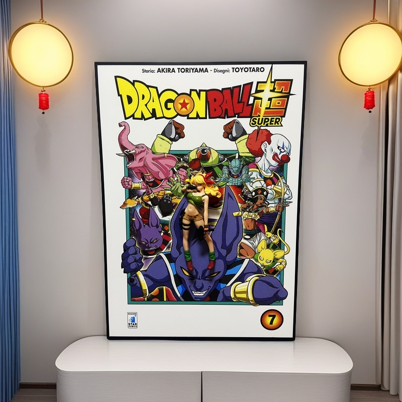 Dragon Ball 3D Wall Art Featuring Lunch Figure – Anime Home Decor 50x70cm