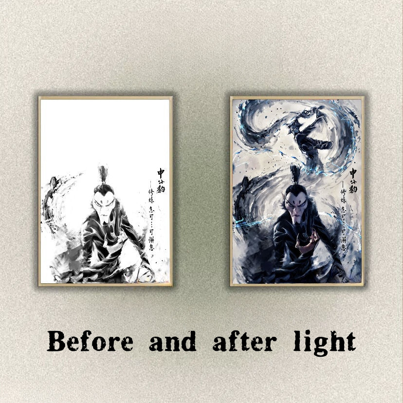 Nezha 2 Magic Child Light-Up Bedside Art – Anime-Inspired LED Night Light with 3D Design