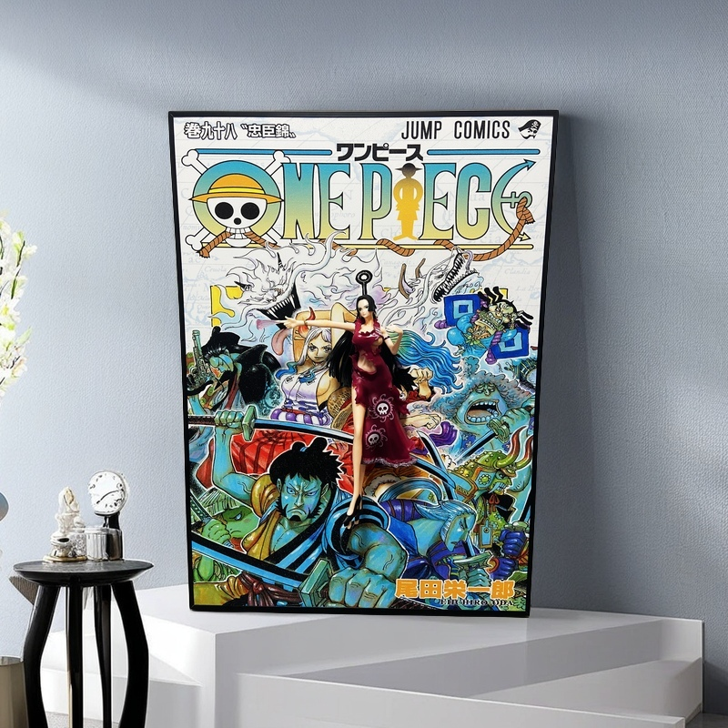 One Piece 3D Wall Art featuring Boa Hancock | Anime Home Decor | 50x70cm