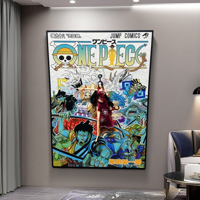 One Piece 3D Wall Art featuring Boa Hancock | Anime Home Decor | 50x70cm