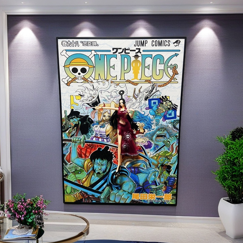 One Piece 3D Wall Art featuring Boa Hancock | Anime Home Decor | 50x70cm