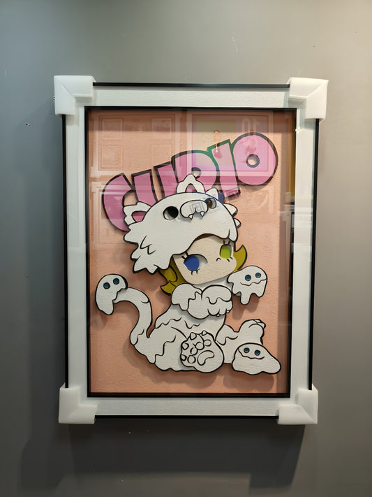 CUPID Pop Mart Style 3D Wall Art Hanging Decor Mounted on Wall 60×80cm

