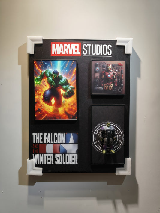 Marvel 3D Wall Art – Hulk, Iron Man & Custom Figurine Decor | 60×80cm