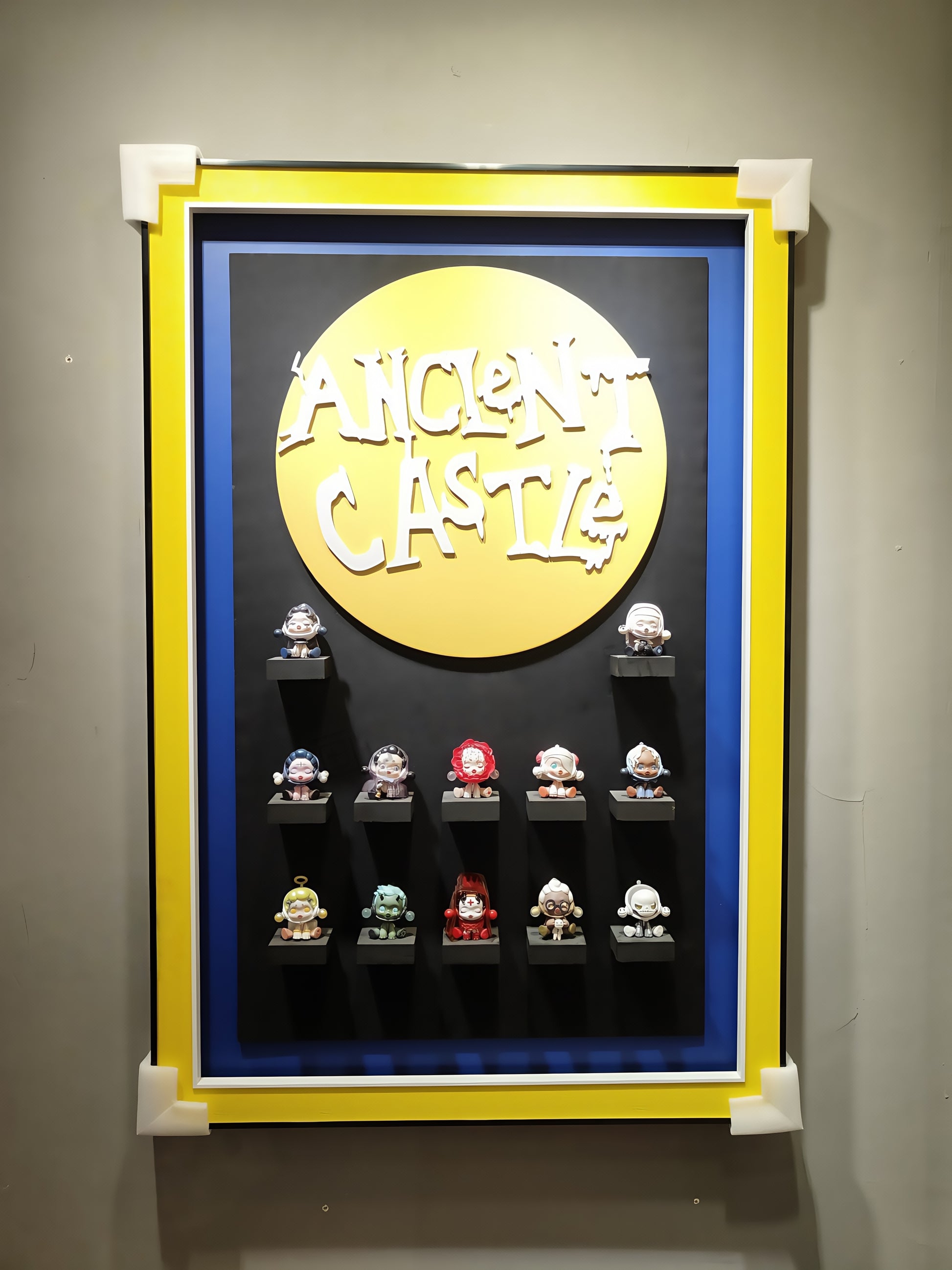 Pop Mart Ancient Castle 3D Figurine Wall Art 60×80cm Hanging Display