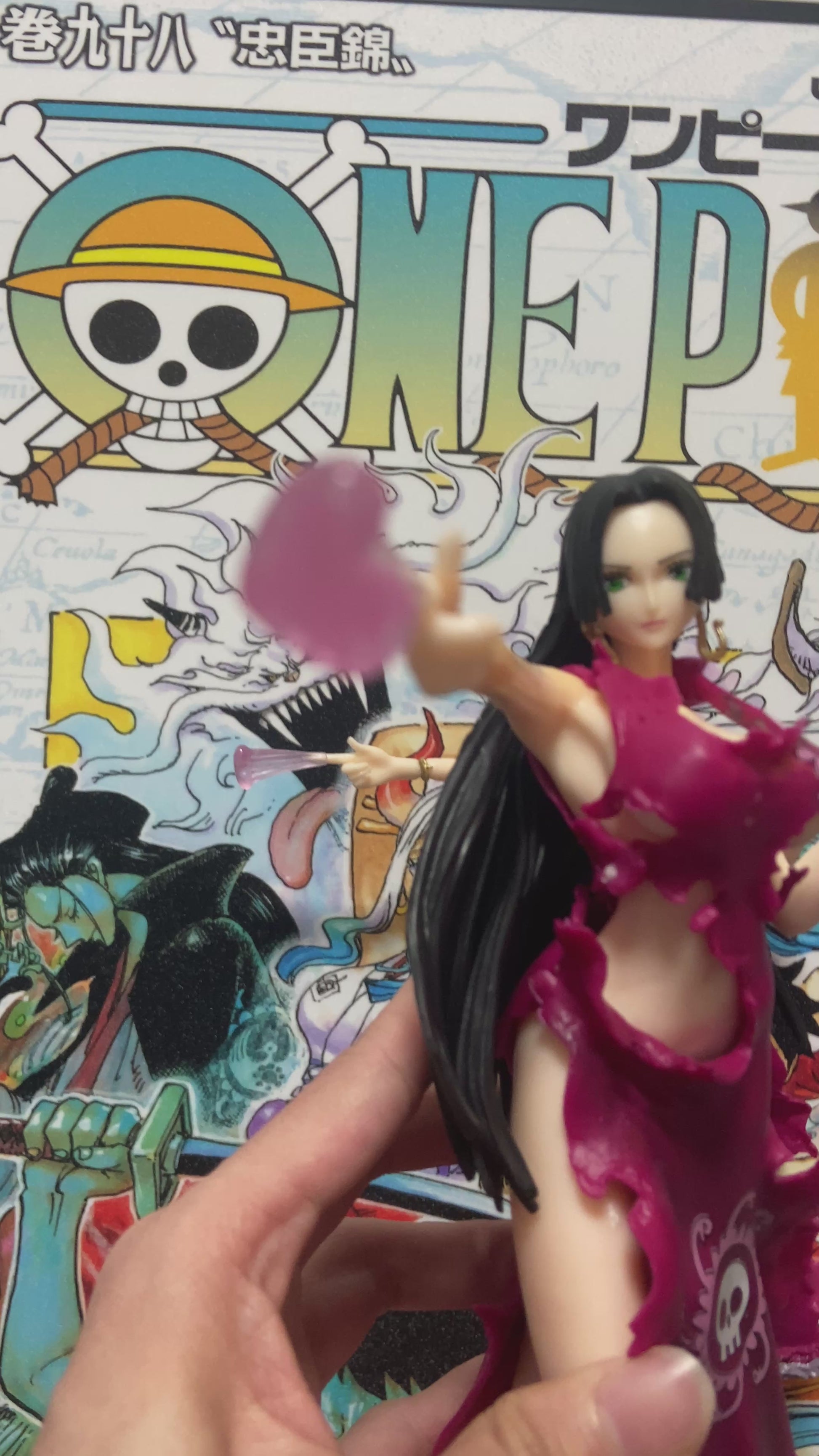 One Piece 3D Wall Art featuring Boa Hancock | Anime Home Decor | 50x70cm