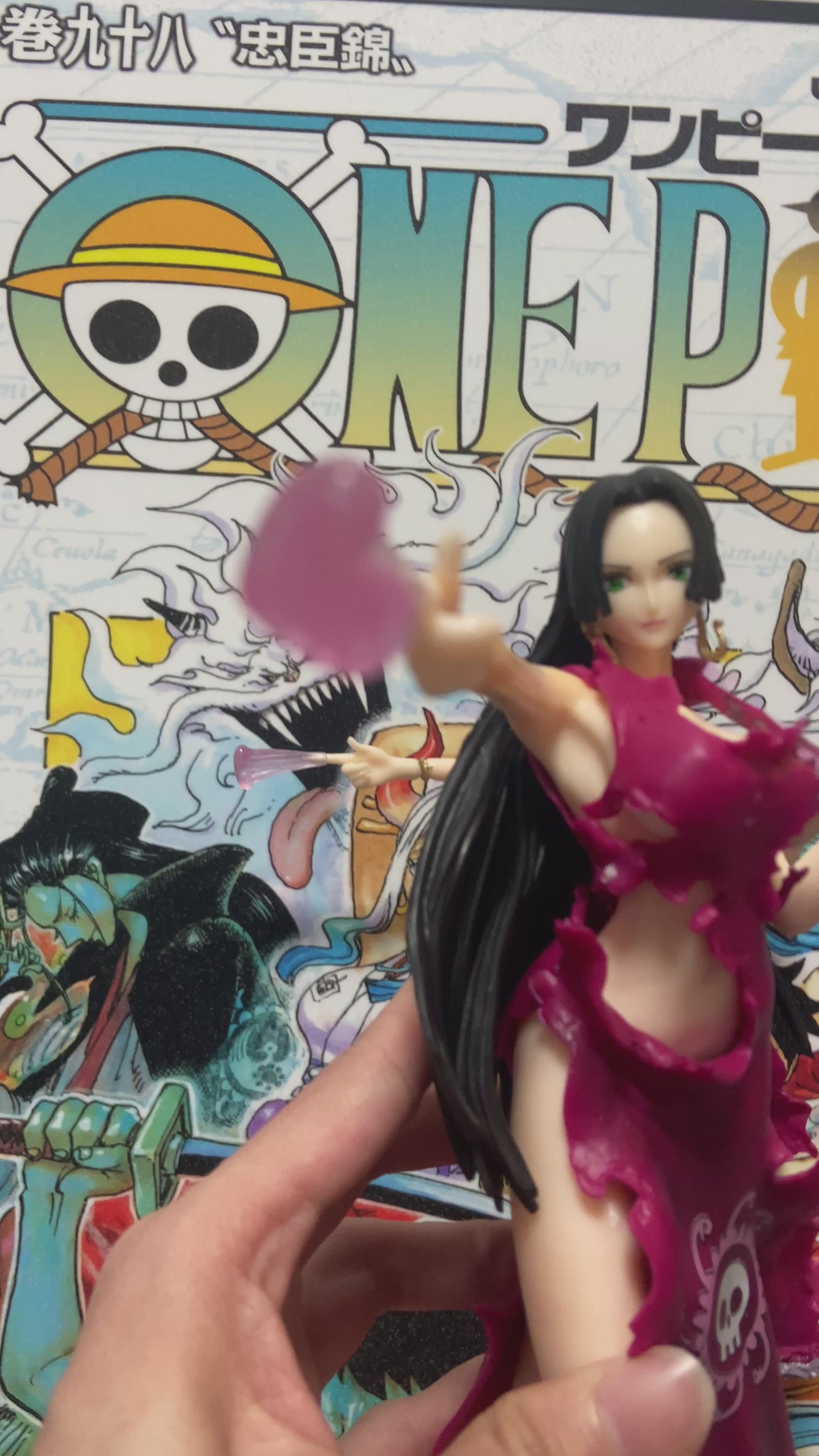 One Piece 3D Wall Art featuring Boa Hancock | Anime Home Decor | 50x70cm